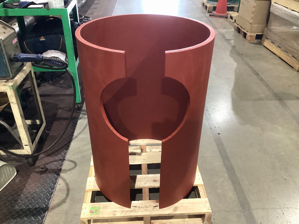 粉砕筒ライナの製作