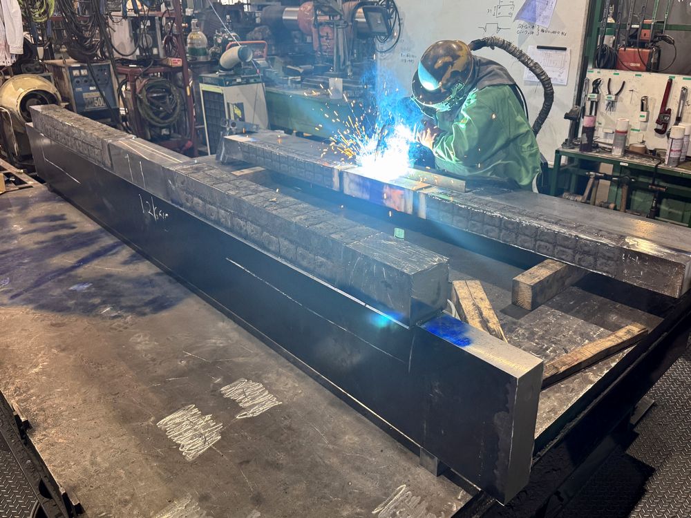 受歯の組み立て溶接